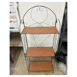 Folding metal stand 9" x 19" x 46" h
