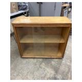 Cabinet with glass doors 13" x 35" x 30" h