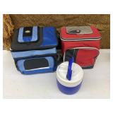 2 Igloo coolers & drink jug