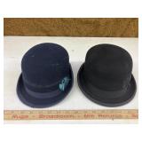 2 felt riding hats 6 7/8 & 7
