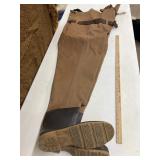 Hip wader boots, no size found
