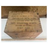 Austin Nichols wood wine box