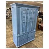 Wardrobe/entertainment cabinet 22" x 46" x 74"