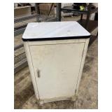 Metal utility cabinet 16" x 20" x 36" h