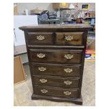 6 drawer chest of drawers 18" x 39" x 54"h