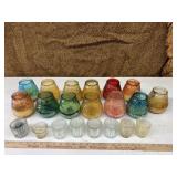 13 candles & candle holders