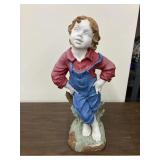 Ceramic lawn statue 20" tall