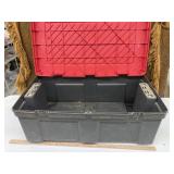 Maidware Heavy duty tote, lid hinges broken