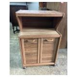 Microwave stand 20" x 25" x 41" on wheels