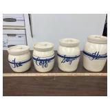 4pc canister set with lids