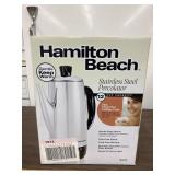 Hamilton beach 12 cup stainless steel percolator