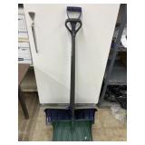 2 snow shovels