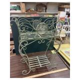 Metal plant stand 10" x 24" x 28" h