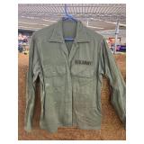 Military u.s army shirt, needs cleaned
