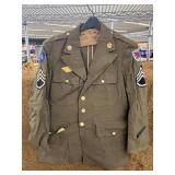 Military jacket, needs cleaned