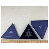 Swarovski crystal star Christmas ornament 2006