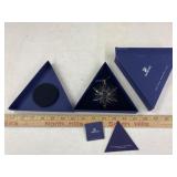 Swarovski crystal star Christmas ornament 2006