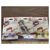 3 pepsi vehicles, truck, jeep & helicopter