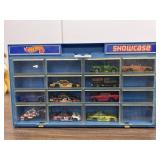 Vintage Hot Wheels Showcase w/contents, nice