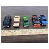 5 Hot Wheel Vehicles