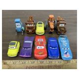 10 Disney Characters "Cars" vehicles, gently used