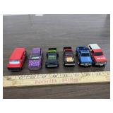 6 Hot Wheel Vehicles