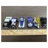 6 Vehicles, 4 Hot Wheels, 2 Muscle Machines as is