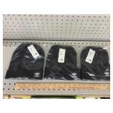 3 - Adidas Black Beanies New In Package