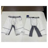 2 Champion 9-inch Compression shorts, size Medium