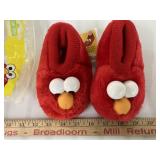 Toddler Sesame Street Elmo slippers 7/8