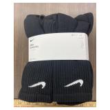 6pk-Nike Dri-Fit Crew Cut Socks, M 8-12/W 10-13