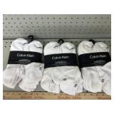 3-6pk Calvin Klein Mens Cushion No Show Socks