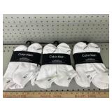 3-6pk Calvin Klein Mens Cushion No Show Socks