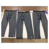 3 Champion 3/4 compression pants, size XL dk grey