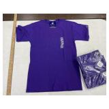 3 Champion purple tees, size small