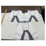 3 Champion 9-inch compression shorts, size Large