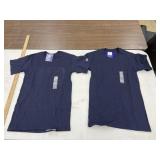 2 Champion T-shirts, size Xsmall, navy