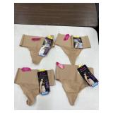4 Maidenform Thongs, Size M