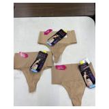3 Maidenform Thongs size M
