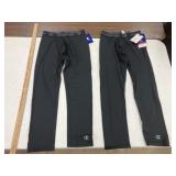 2 Medium 3/4 Compresson pants, black