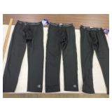 3 Champion 3/4 compression pants, black