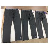 3 Medium 3/4 Compression pants, black