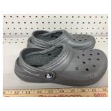 Crocs Comfort, size J3, bottoms dirty