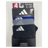 4 pk  Adidas Youth Boxer Briefs Size L/14-16