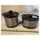 Mini oval Crock Pot & Toastmaster 20 oz untested
