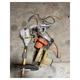 Ryobi weedeater, 2 saws, planer.  All untested