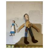 Disney Woody and Belle toys