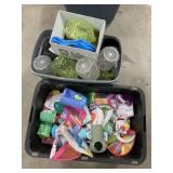 Mini Drink Dispensers, toothbrush holders & visors