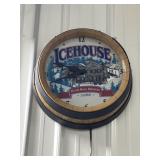 Ice House Clock,  lights up but untested