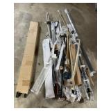 Lot of Curtain Rods, various & styles